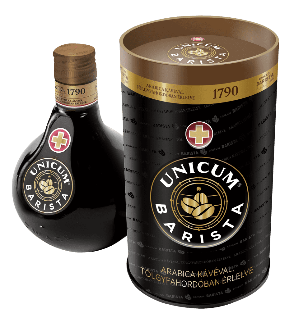 Likér Unicum Barista Bylinný 34,5% 0,5l Plech 2022