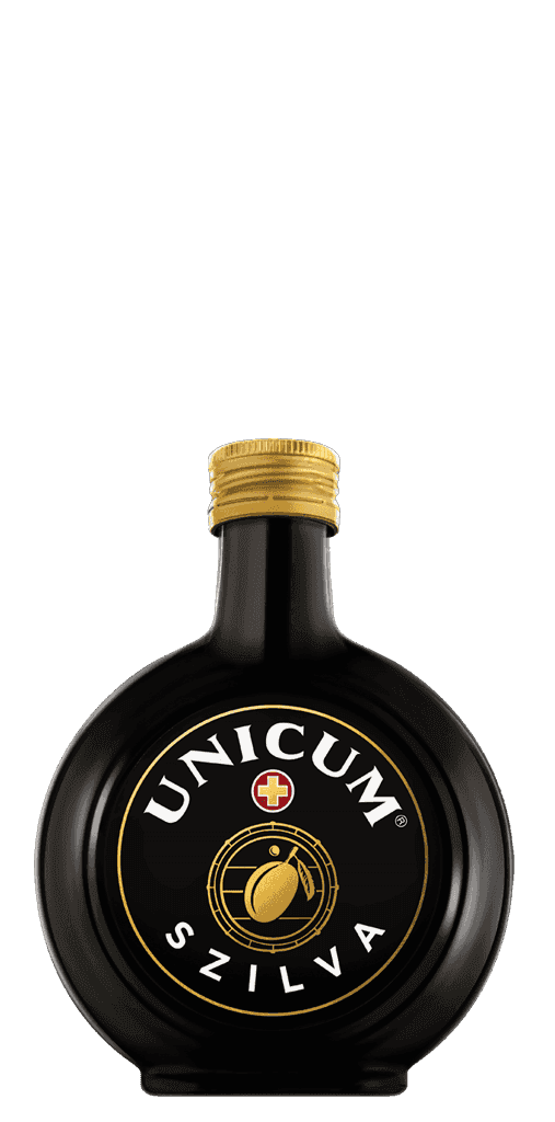 Likér Unicum Szilva Bylinný 34,5% 0,1l Ploskačka